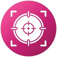 Shoot Target Icon Style vector