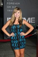 LOS ANGELES, OCT 20 -  Jennette McCurdy arriving at the In Time Los Angeles Premiere at the Los Angeles on October 20, 2011 in Westwood, CA photo