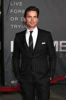 LOS ANGELES, OCT 20 -  Matt Bomer arriving at the In Time Los Angeles Premiere at the Los Angeles on October 20, 2011 in Westwood, CA photo