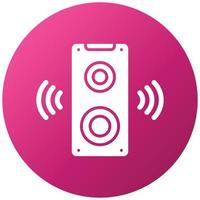 Smart Speaker Icon Style vector