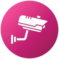 Security Camera Icon Style vector