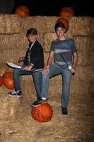 LOS ANGELES, OCT 4 -  Jacob Hopkins, Gerald Hopkins at the RISE of the Jack O Lanterns at Descanso Gardens on October 4, 2014 in La Canada Flintridge, CA photo