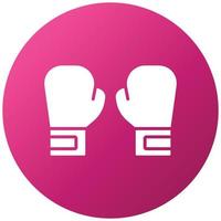 Boxing Gloves Icon Style vector