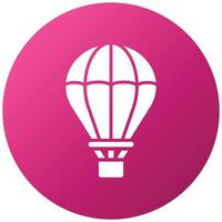 Army Parachute Icon Style vector