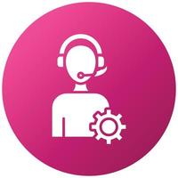 Technical Support Icon Style vector