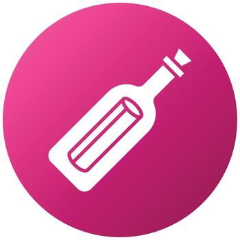 Message in a Bottle Icon Style vector