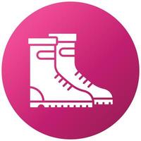 Farming Boots Icon Style vector