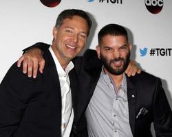 LOS ANGELES, SEP 20 -  George Newbern, Guillermo Diaz at the TGIT Premiere Event for Grey s Anatomy, Scandal, How to Get Away With Murder at Palihouse on September 20, 2014 in West Hollywood, CA photo