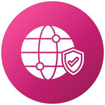 Internet Security Icon Style vector