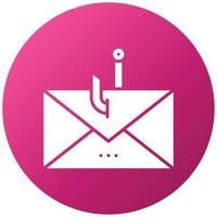 Email Phishing Icon Style vector