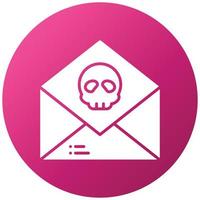 Virus Email Icon Style vector