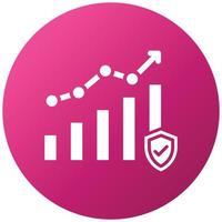 Secure Statistics Icon Style