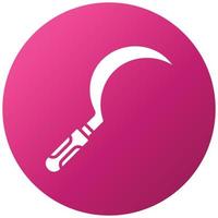 Sickle Icon Style vector