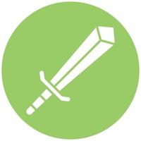 Sword Toy Icon Style vector