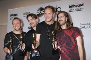 LAS VEGAS, MAY 18 -  Imagine Dragons at the 2014 Billboard Awards at MGM Grand Garden Arena on May 18, 2014 in Las Vegas, NV photo