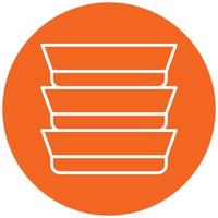 Plate Icon Style vector
