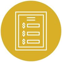 Price List Icon Style vector