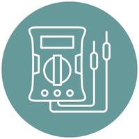 Voltmeter Icon Style vector