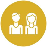 Couple Icon Style vector