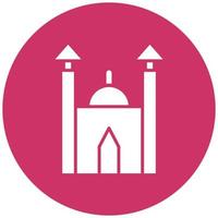 Mosque Icon Style vector