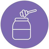 Honey Jar Icon Style vector