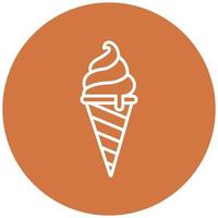 Ice Cream Icon Style vector