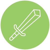 Sword Toy Icon Style vector