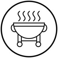 Bbq Grilll Icon Style vector