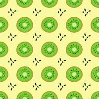 Kiwi seamless pattern for fabric print, textile. Flat illustration vector