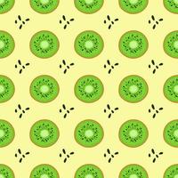 Kiwi seamless pattern for fabric print, textile. Flat illustration vector