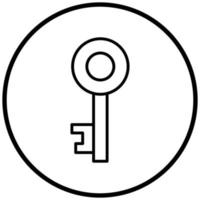 House Key Icon Style vector