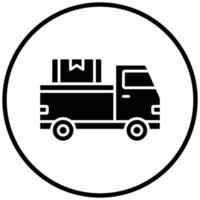 Pickup Truck Icon Style vector