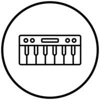 Piano Icon Style vector