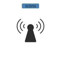 wifi icons  symbol vector elements for infographic web