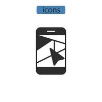 navigator icons  symbol vector elements for infographic web