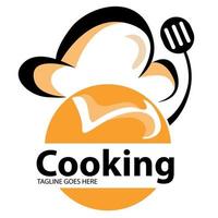 ilustración vectorial simple del logotipo especial del chef