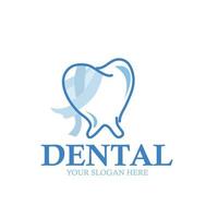 Modern business corporate graphic creative dental relationship logo illustration vector