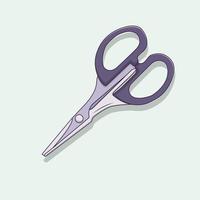 Scissors Vector Icon Illustration. Shearing Tool. Cutter. Flat Cartoon Style Suitable for Web, Landing Page, Banner, Flyer, Sticker, Wallpaper, Background, Mobile App, UI