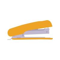 Stapler Flat Illustration. Clean Icon Design Element on Isolated White Background vector