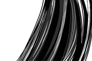 Black and white acrylic background on white canvas, graphic, line vector