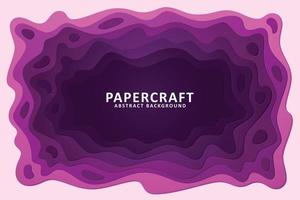 Abstract background with paper cut shape vector