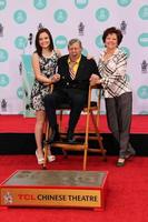 LOS ANGELES, APR 12 -  Danielle Sarah Lewis, Jerry Lewis, SanDee Pitnick at the Jerry Lewis Hand and Footprint Ceremony at TCL Chinese Theater on April 12, 2014 in Los Angeles, CA photo