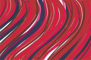 Acrylic background in red and blue colors, with pronounced strokes on a white canvas vector