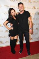 LOS ANGELES, SEP 10 -  Janel Parrish, Val Chmerkovskiy at the Dance With Me USA Grand Opening at Dance With Me Studio on September 10, 2014 in Sherman Oaks, CA photo