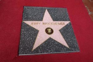 LOS ANGELES, JUN 24 -  Jerry Bruckheimer WOF Star at the Jerry Bruckheimer Star on the Hollywood Walk of Fame at the El Capitan Theater on June 24, 2013 in Los Angeles, CA photo