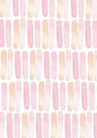 fondo rayado abstracto con líneas verticales de acuarela en colores pastel. tonos rosa y melocotón apagados. perfecto para tarjetas, invitaciones, portadas, decoraciones, impresión. vector