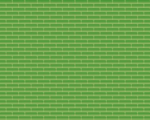 Hello spring season green textured backdrop brick wall background wallpaper pattern vector illustration