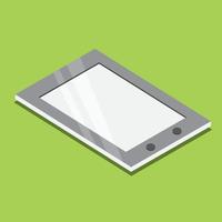 Tablet Pc Isometric Icon. vector