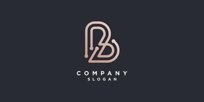 Letter B logo with modern creative style Premium Vector part 8