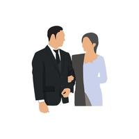 Illustration vector graphic of a wedding ceremony. suitable for wedding invitations, event organizers.